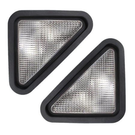 Aic Replacement Parts LH & RH Lamps LED Head Light Kit Fits Bobcat Skid Steer A220 A300 S220 S250 6674400-6674401-SET